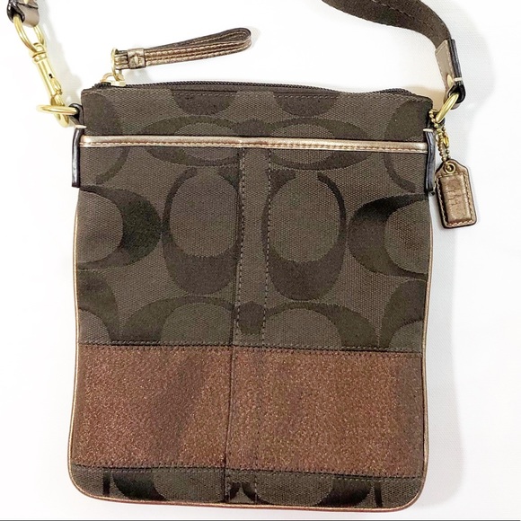 Coach Handbags - Coach | Slim Crossbody Bag Purse Medium Brown